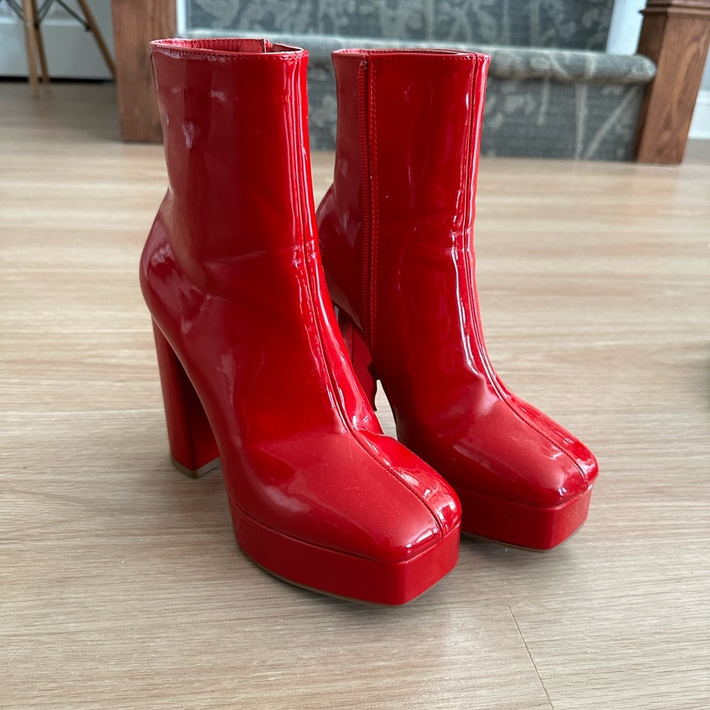 Red boots